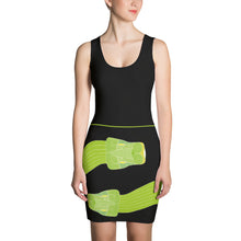 Load image into Gallery viewer, Snake Green Tree Python Sublimation Cut &amp; Sew Dress - DMD Worldwide