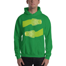 Load image into Gallery viewer, Snake Green Tree Python Hooded Sweatshirt - DMD Worldwide