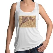 Load image into Gallery viewer, Sawfish Authentic Aboriginal Art - Womens Singlet