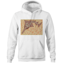 Load image into Gallery viewer, Sawfish Authentic Aboriginal Art - Pocket Hoodie Sweatshirt