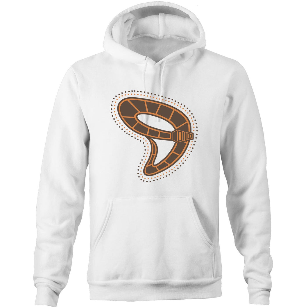 Gunyjilbay Death Adder Snake DMD - Pocket Hoodie Sweatshirt - DMD Worldwide