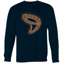 Load image into Gallery viewer, Gunyjilbay Death Adder Snake DMD - Crew Sweatshirt - DMD Worldwide