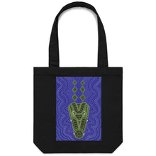 Load image into Gallery viewer, Crocodile Ganyarra Daygubarra - Carrie - Canvas Tote Bag