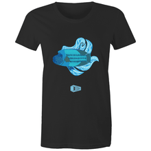 Load image into Gallery viewer, Blue Wrasse Plume - Women&#39;s Tee - DMD Worldwide