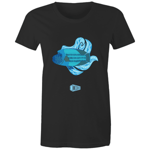 Blue Wrasse Plume - Women's Tee - DMD Worldwide