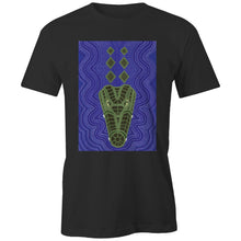 Load image into Gallery viewer, Crocodile Ganyarra Daygubarra - Unisex Fairtrade Organic Crew Tee