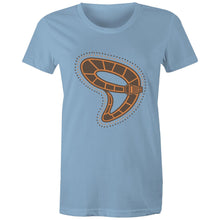 Load image into Gallery viewer, Gunyjilbay Death Adder Snake DMD - Women&#39;s Maple Tee - DMD Worldwide