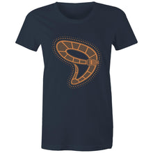 Load image into Gallery viewer, Gunyjilbay Death Adder Snake DMD - Women&#39;s Maple Tee - DMD Worldwide