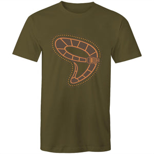 Gunyjilbay Death Adder Snake DMD - Mens T-Shirt - DMD Worldwide