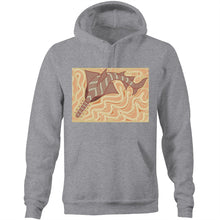 Load image into Gallery viewer, Sawfish Authentic Aboriginal Art - Pocket Hoodie Sweatshirt