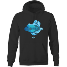Load image into Gallery viewer, Blue Wrasse Plume - Pocket Hoodie Sweatshirt - DMD Worldwide