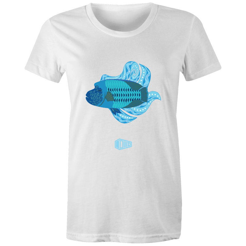 Blue Wrasse Plume - Women's Tee - DMD Worldwide