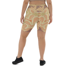 Load image into Gallery viewer, Sawfish Authentic Aboriginal Artist design - Biker Shorts