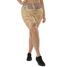 Load image into Gallery viewer, Sawfish Authentic Aboriginal Artist design - Biker Shorts