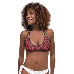 Gugar Goanna Aboriginal Artist Design Bikini Top