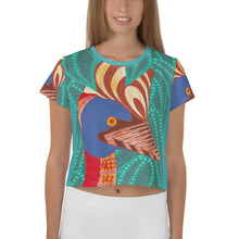 Load image into Gallery viewer, Cassowary Gindaja All-Over Print Crop Tee