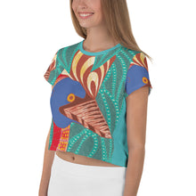 Load image into Gallery viewer, Cassowary Gindaja All-Over Print Crop Tee