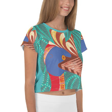 Load image into Gallery viewer, Cassowary Gindaja All-Over Print Crop Tee