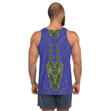 Load image into Gallery viewer, Crocodile Ganyarra Daygubarra Authentic Aboriginal Art - Unisex Tank Top