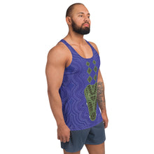 Load image into Gallery viewer, Crocodile Ganyarra Daygubarra Authentic Aboriginal Art - Unisex Tank Top