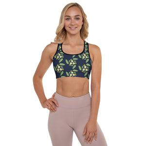 Wujigay Flower Padded Sports Bra