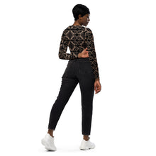 Load image into Gallery viewer, Gugar Jambula Recycled long-sleeve crop top