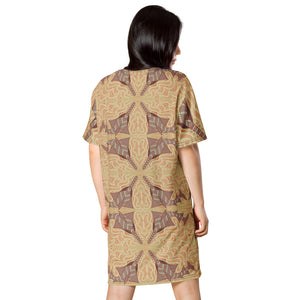 Sawfish Authentic Aboriginal Art - T-shirt dress