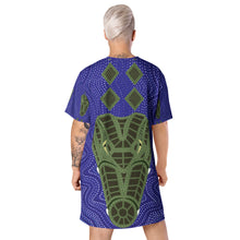 Load image into Gallery viewer, Crocodile Ganyarra Daygubarra - T-shirt dress