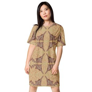 Sawfish Authentic Aboriginal Art - T-shirt dress