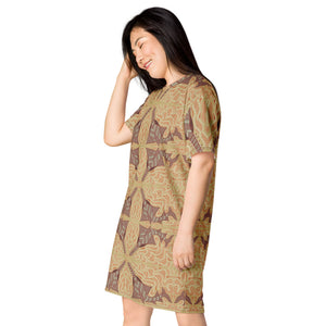 Sawfish Authentic Aboriginal Art - T-shirt dress