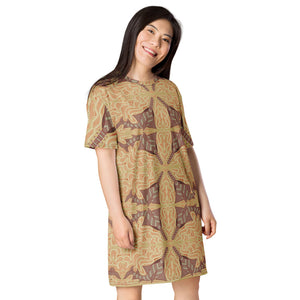 Sawfish Authentic Aboriginal Art - T-shirt dress