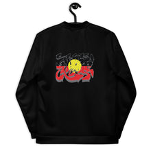 Load image into Gallery viewer, Aboriginal Flag Murri Graffiti Graphic Aboriginal Artist designed. Unisex Bomber Jacket