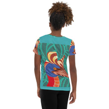 Load image into Gallery viewer, Cassowary Gindaja All-Over Print Women&#39;s Athletic T-shirt