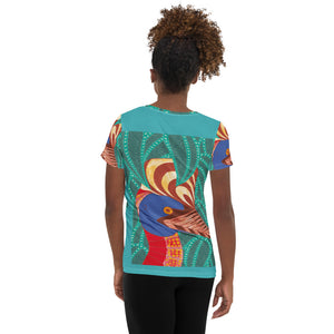 Cassowary Gindaja All-Over Print Women's Athletic T-shirt