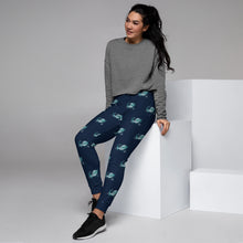 Load image into Gallery viewer, Dugong Julmburran Authentic Aboriginal Artist Design featuring the sea mammal Dugong or Julmburran in the Yidinji language. Women&#39;s Joggers