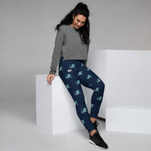 Load image into Gallery viewer, Dugong Julmburran Authentic Aboriginal Artist Design featuring the sea mammal Dugong or Julmburran in the Yidinji language. Women&#39;s Joggers
