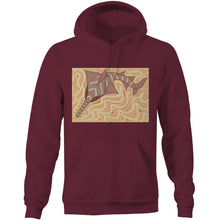 Load image into Gallery viewer, Sawfish Authentic Aboriginal Art - Pocket Hoodie Sweatshirt