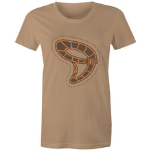 Load image into Gallery viewer, Gunyjilbay Death Adder Snake DMD - Women&#39;s Maple Tee - DMD Worldwide