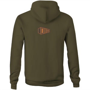 Sawfish Authentic Aboriginal Art - Pocket Hoodie Sweatshirt
