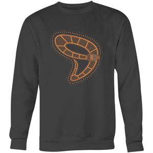 Gunyjilbay Death Adder Snake DMD - Crew Sweatshirt - DMD Worldwide