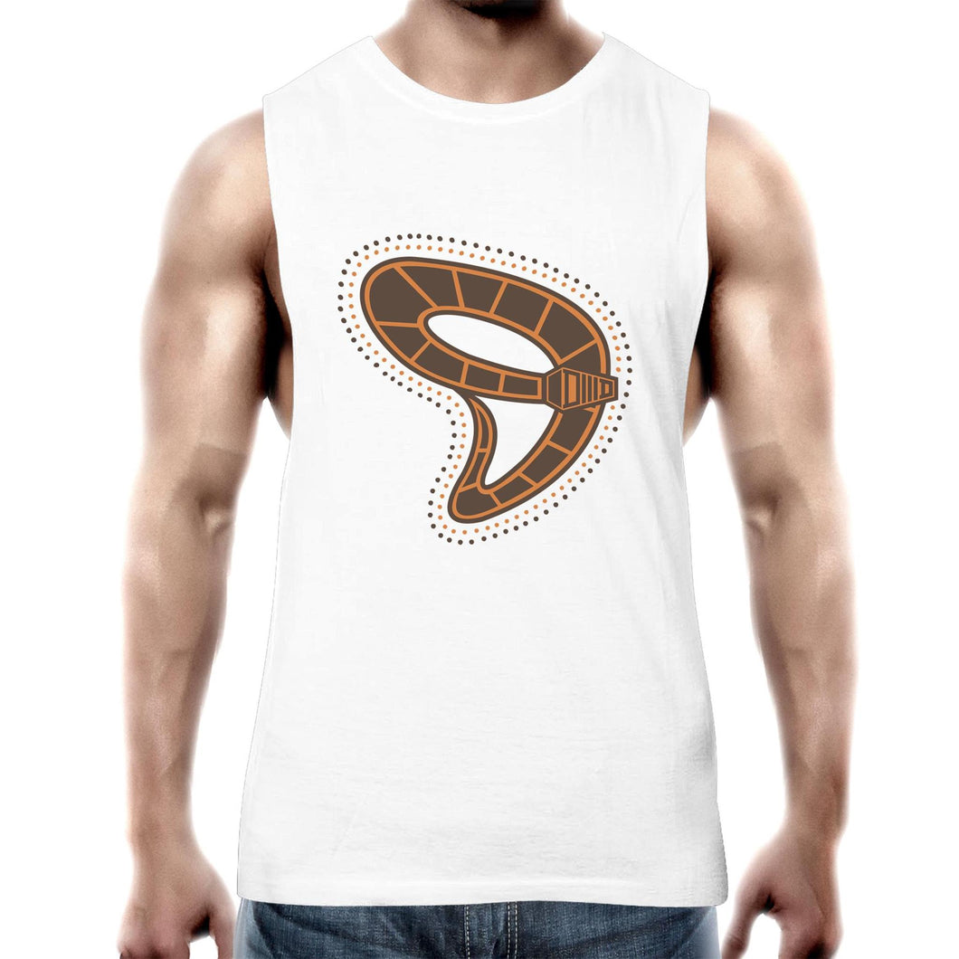 Gunyjilbay Death Adder Snake DMD - Mens Tank Top Tee - DMD Worldwide