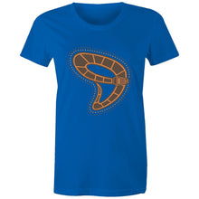 Load image into Gallery viewer, Gunyjilbay Death Adder Snake DMD - Women&#39;s Maple Tee - DMD Worldwide