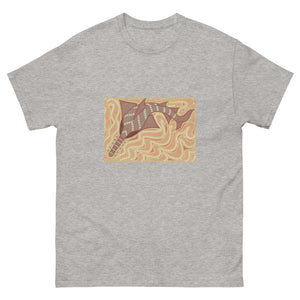 Sawfish Authentic Aboriginal Art - Men's heavyweight tee