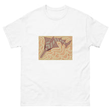 Load image into Gallery viewer, Sawfish Authentic Aboriginal Art - Men&#39;s heavyweight tee