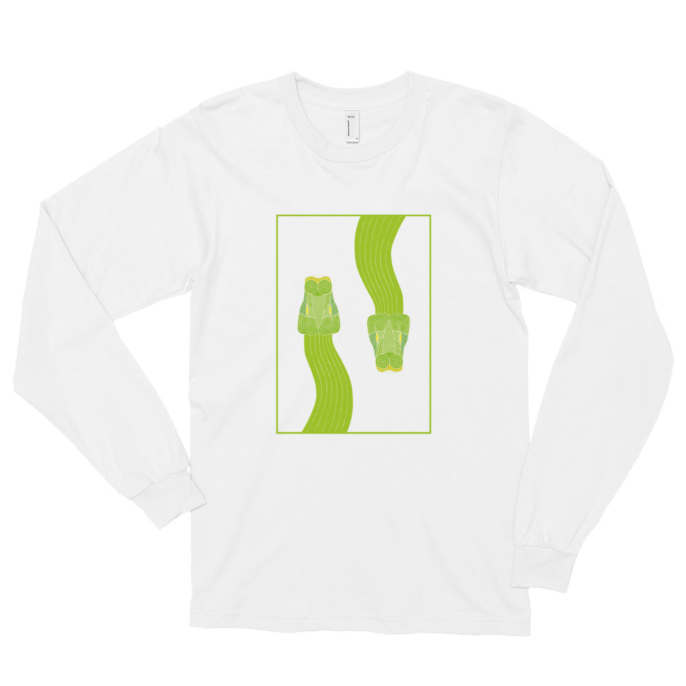 Snake Green Tree Python Long sleeve t-shirt (unisex) - DMD Worldwide