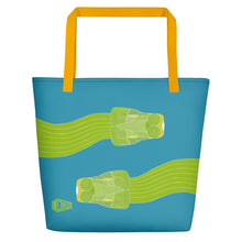 Load image into Gallery viewer, Snake Green Tree Python Beach Bag - DMD Worldwide