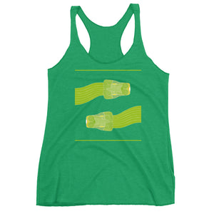 Snake Green Tree Python Women's Racerback Tank - DMD Worldwide