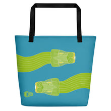 Load image into Gallery viewer, Snake Green Tree Python Beach Bag - DMD Worldwide