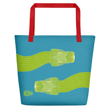 Load image into Gallery viewer, Snake Green Tree Python Beach Bag - DMD Worldwide