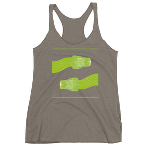 Snake Green Tree Python Women's Racerback Tank - DMD Worldwide